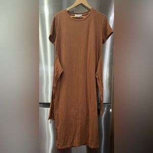 Amour Vert tshirt Dress size Large with straps to tie in the back to cinch waist